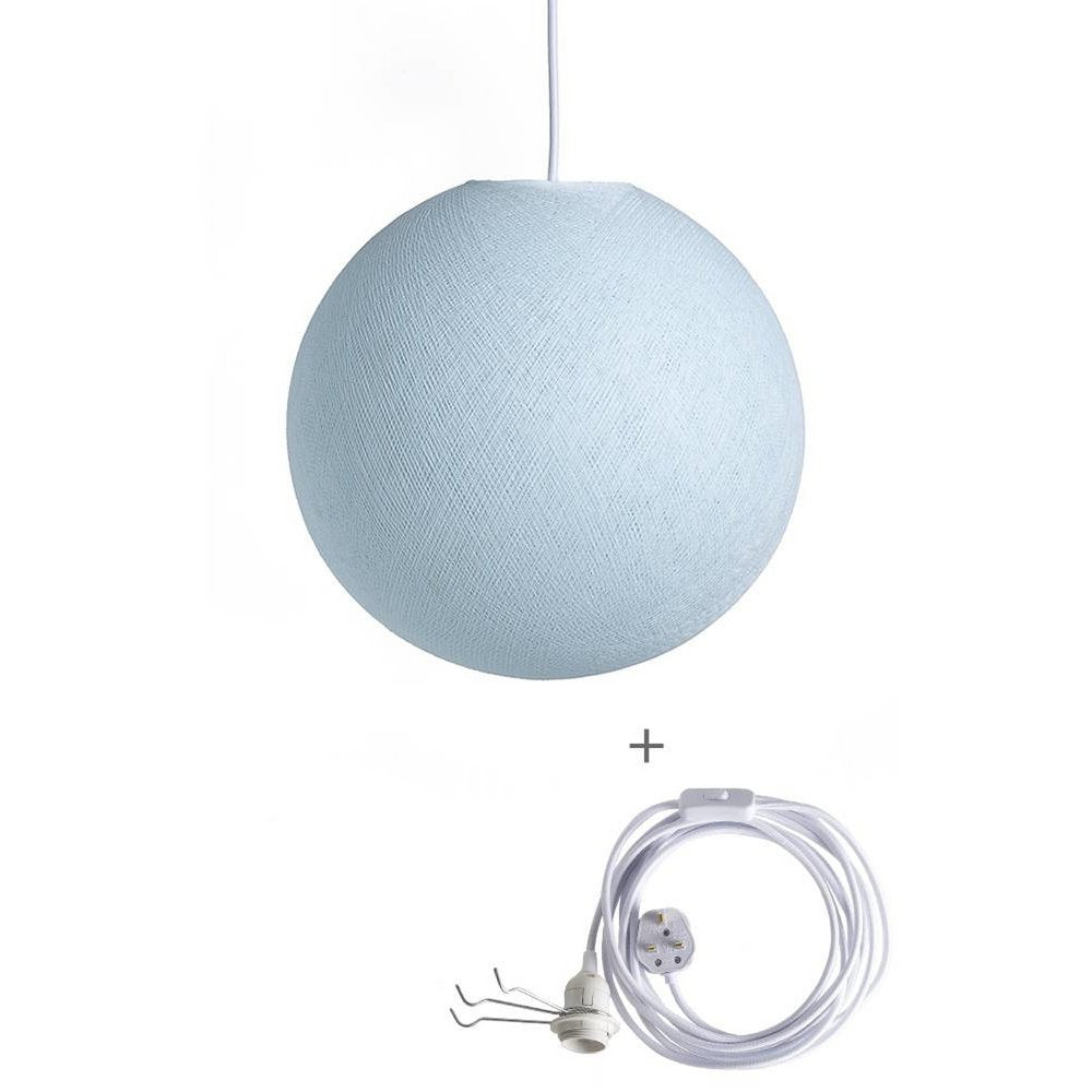 Cotton Ball Lights - Wandering Lamp - Light Aqua - 25 cm (S)