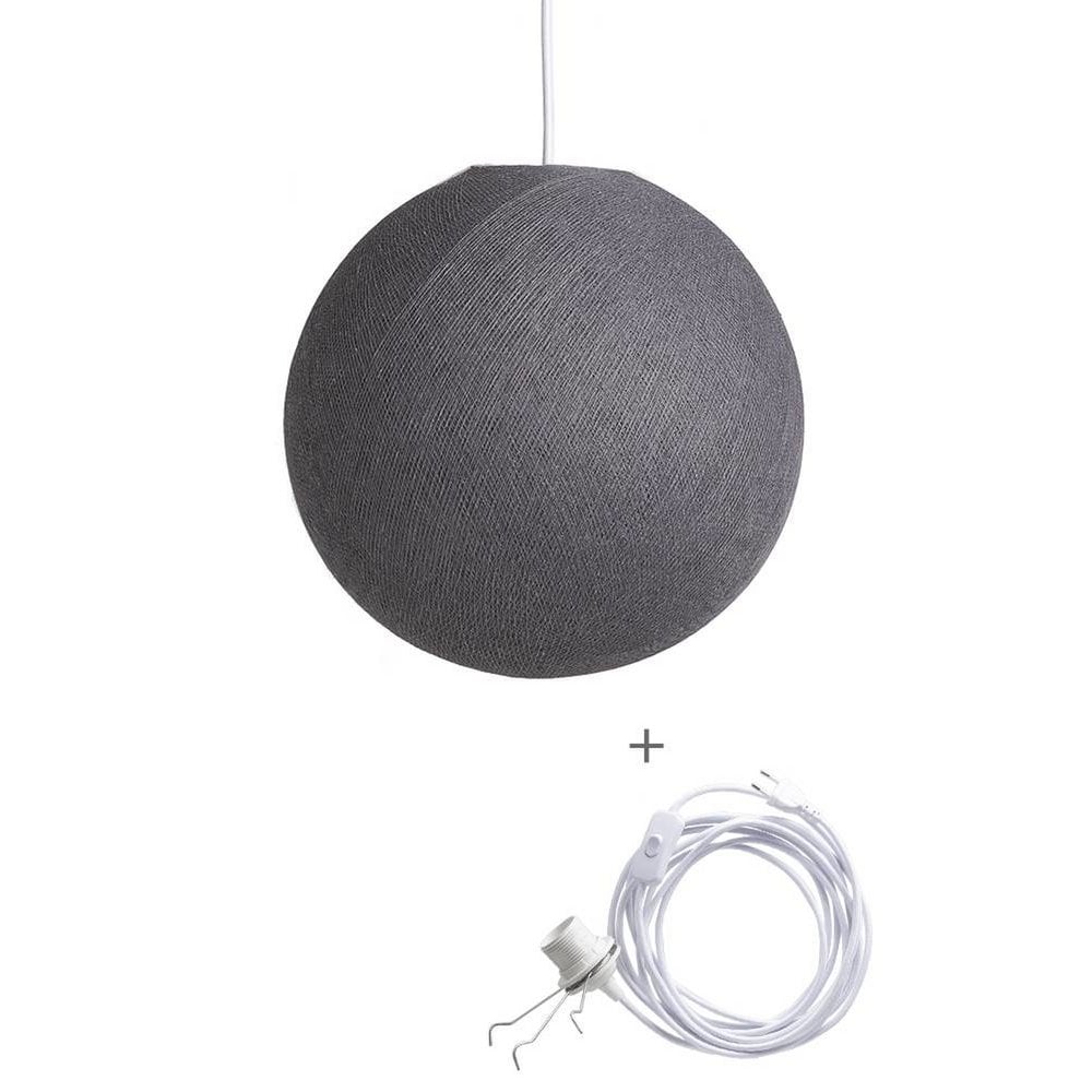 Cotton Ball Lights - Wandering Lamp - Mid Grey - 31 cm (M)