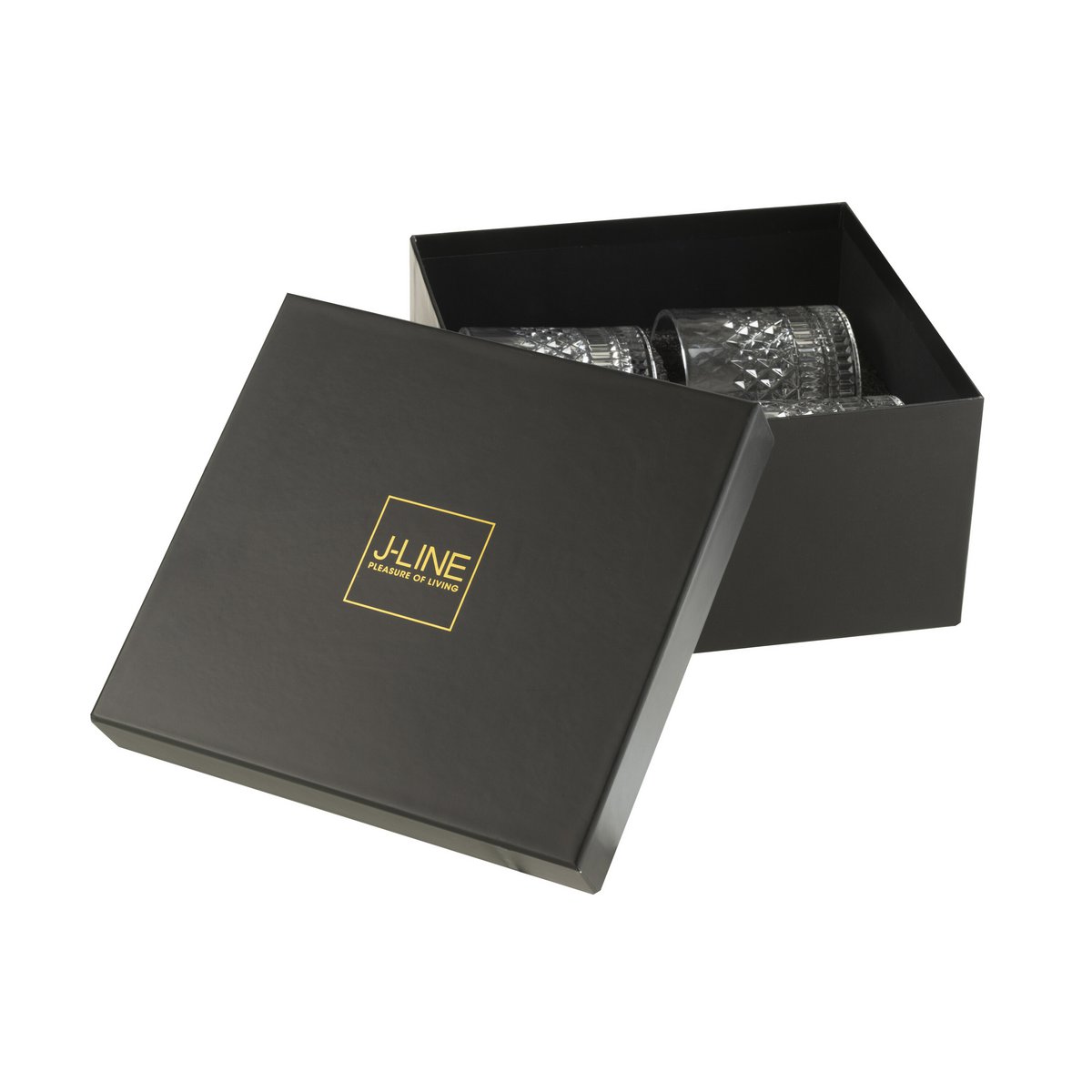 J-Line - Whisky Tennessee Glas - Transparant - Giftbox