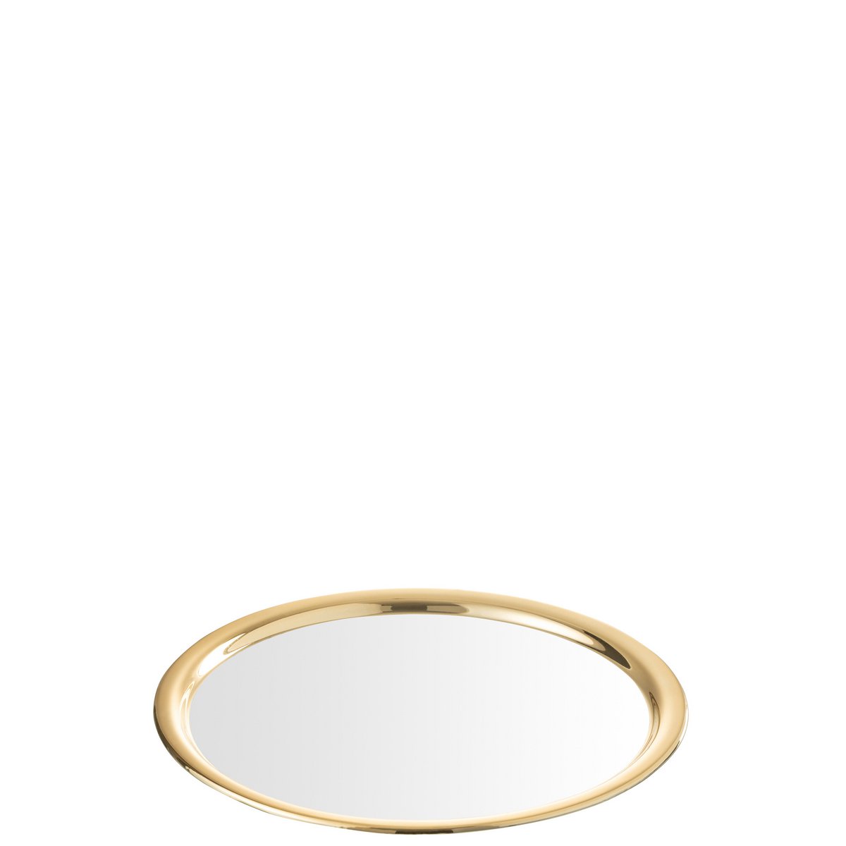 J-Line - Decoratief Bord - Glas - Goud/ Transparant