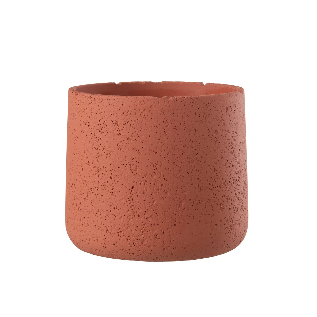 J-Line - Bloempot Potine - Cement - Teracotta - Groot - Ø19,00cm