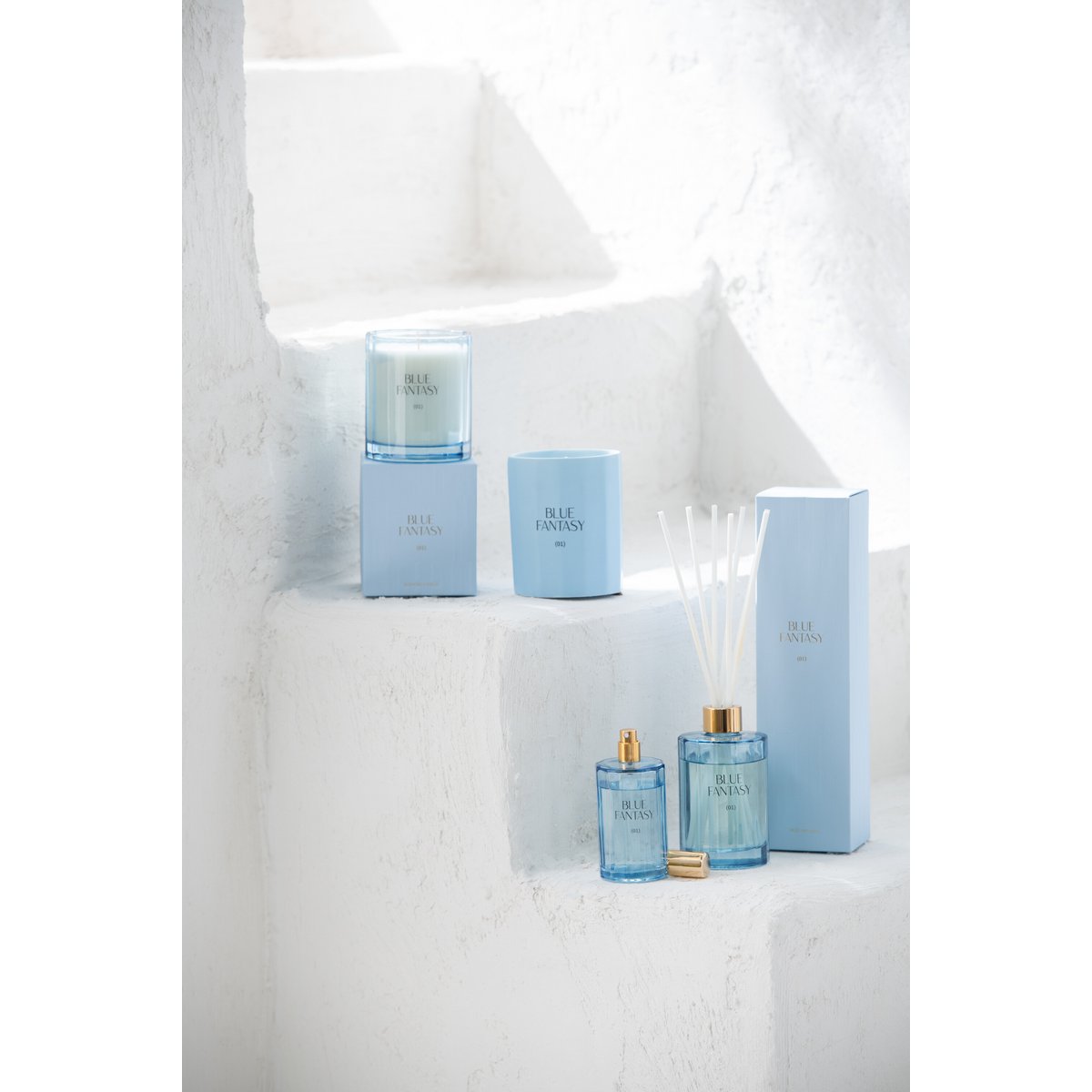 J-Line - Huisparfum - Home Fragrance - Blauw Fantasy