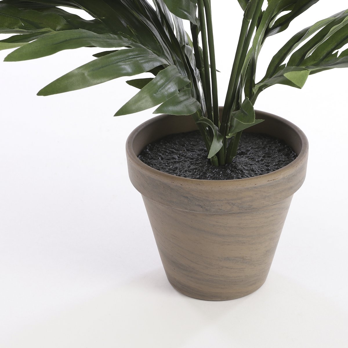 Mica Decorations - Areca Palm Kunstplant in Bloempot Stan - H45 x Ø60 cm - Groen