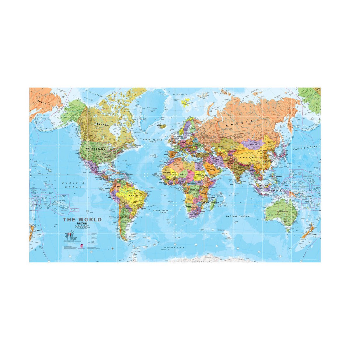 IXXI - The World Wanddecoratie - Poster - Wanddecoratie - S - 100x60 - white