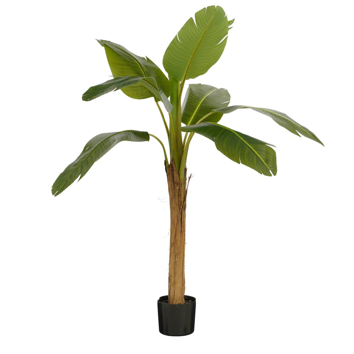 Mica Decorations - Kunstplant Bananenboom in Pot - H155 x Ø90 cm - Groen