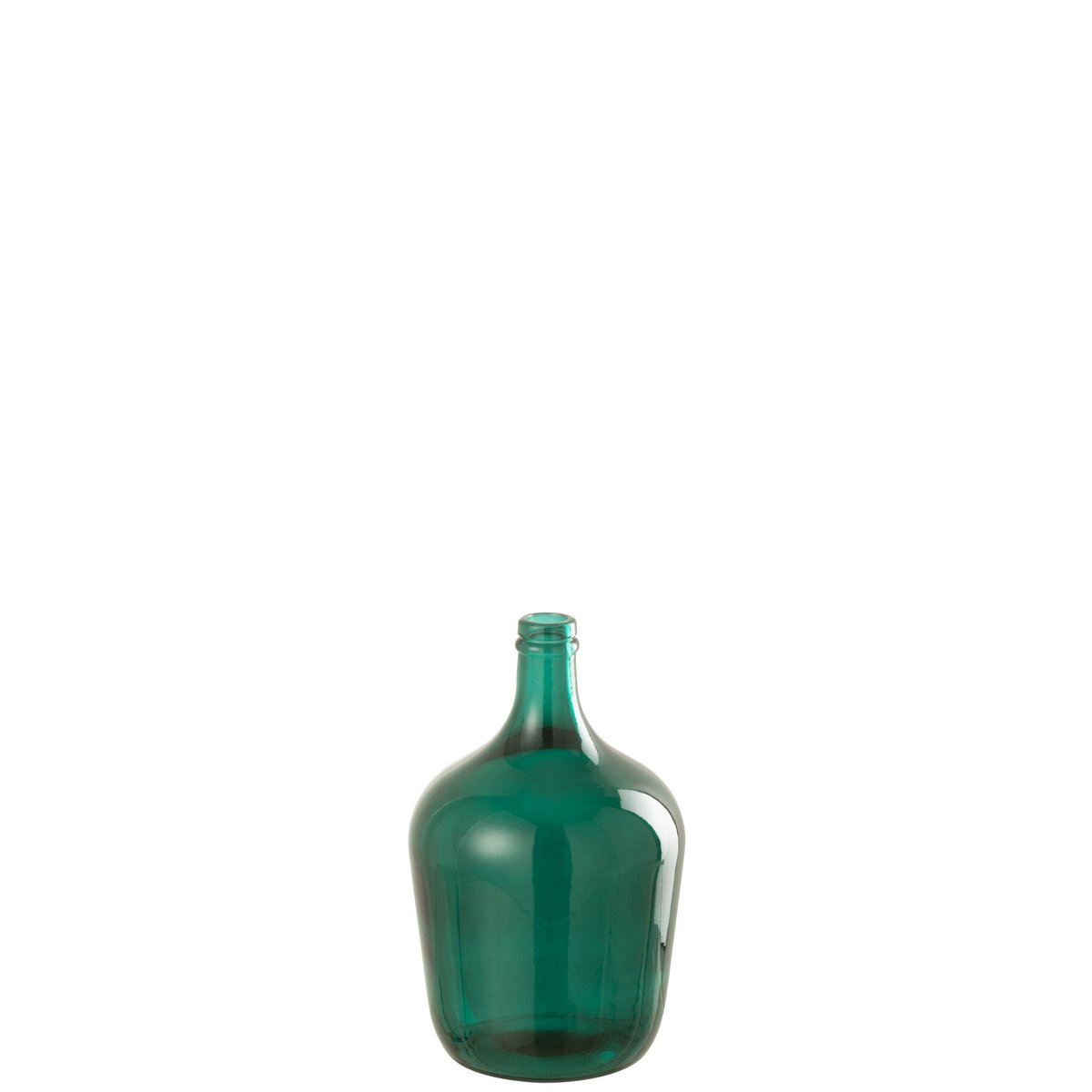 J-Line - Vaas Fles - Glas - Groen - 30.00cm Hoog