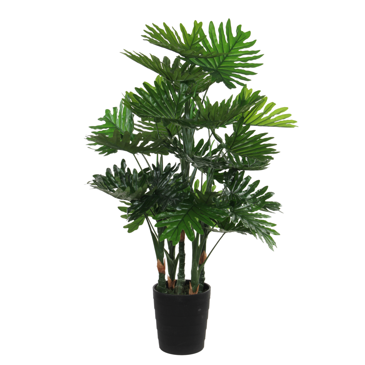 Mica Decorations - Philodendron Kunstplant - H120 x Ø80 cm - Groen