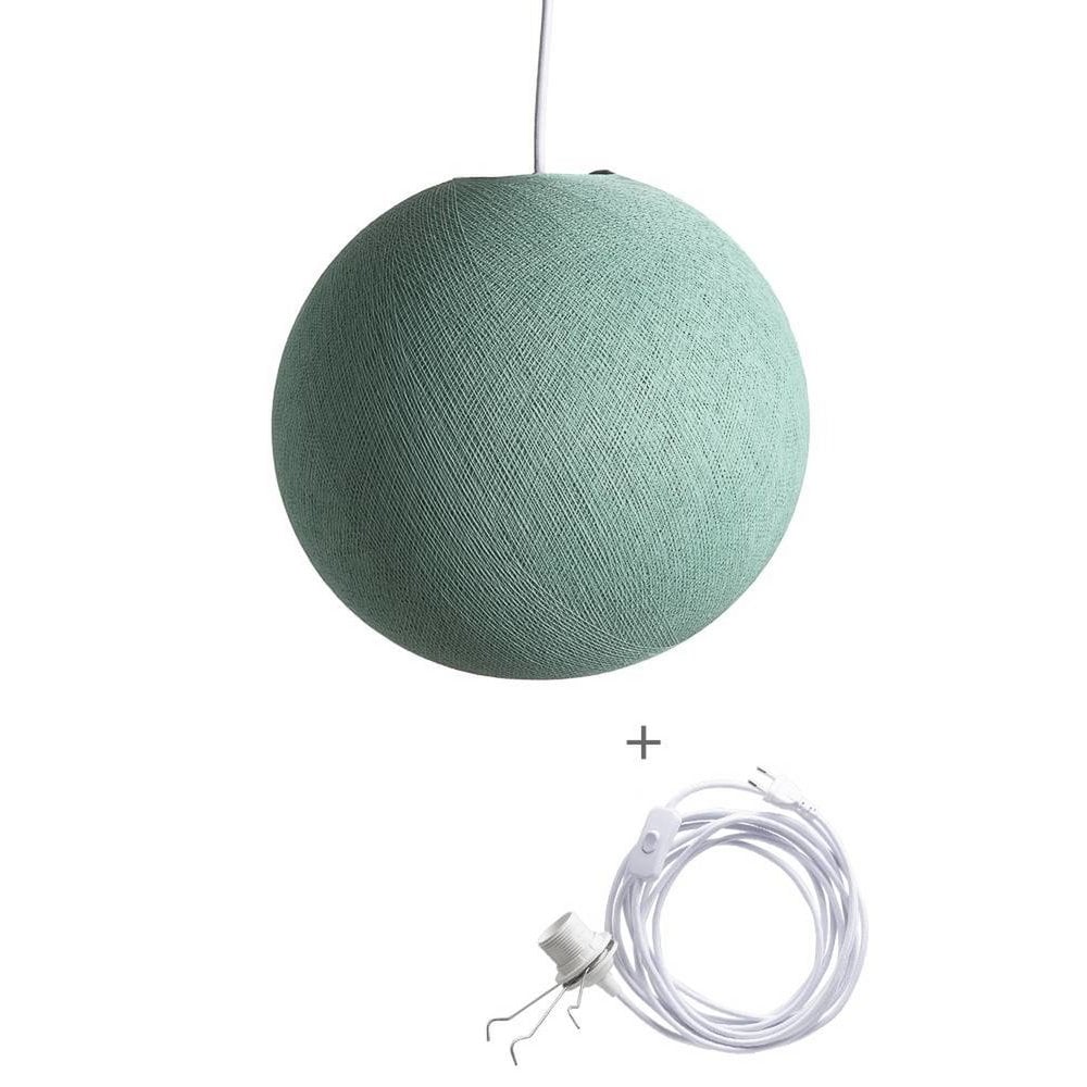 Cotton Ball Lights - Wandering Lamp - Sea Green - 31 cm (M)