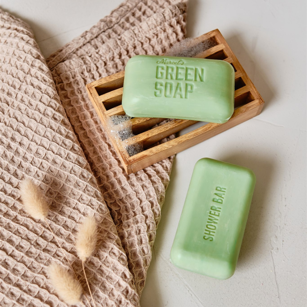 Marcel's Green Soap Body Bar Tonka & Muguet