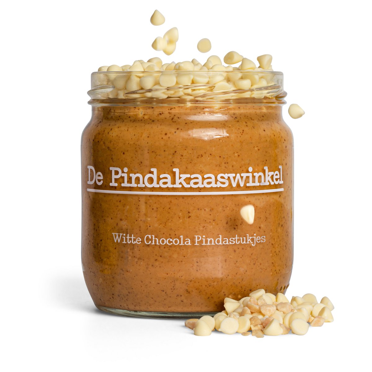 De Pindakaaswinkel Witte Chocolade pindakaas