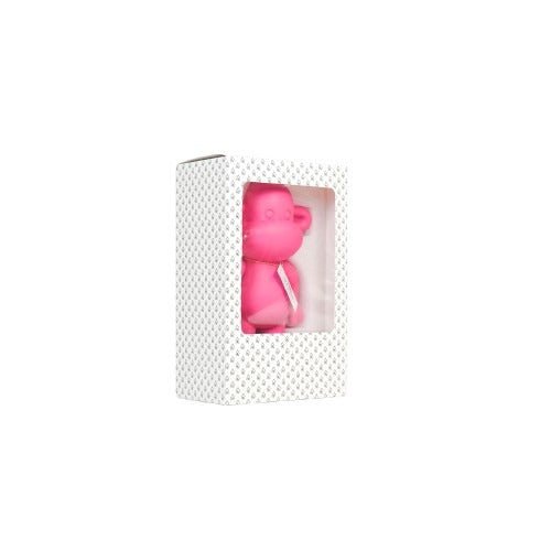 Housevitamin - Ornament - aap -beeldje 'de legende'- polyresin - roze - 20,5x13,5x35cm