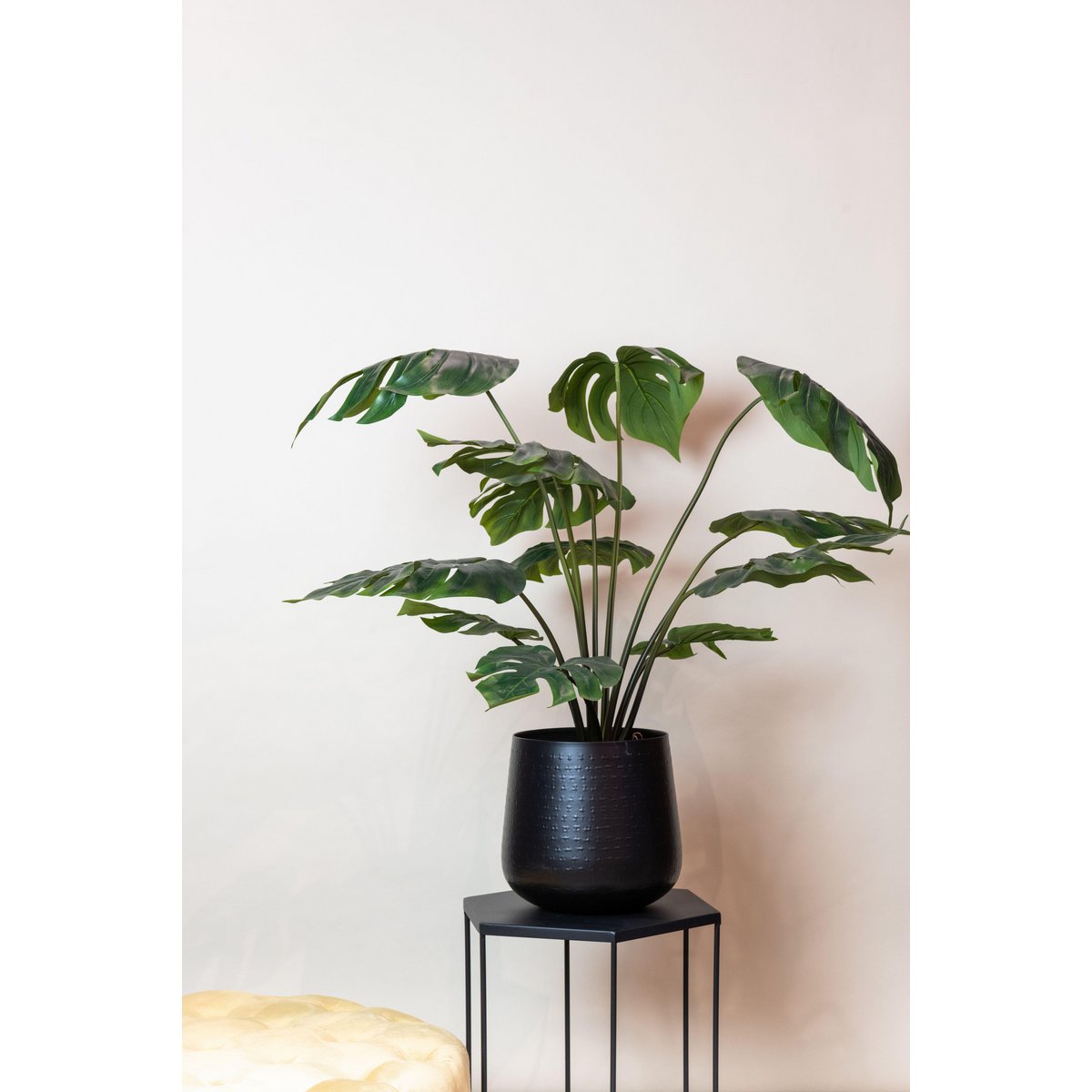 Green BoutiQ - Monstera Deliciosa - kunstplant - 95 cm