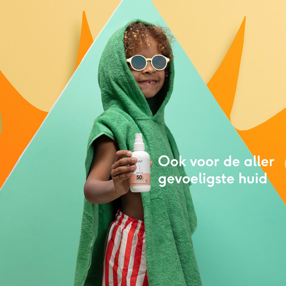 Naïf - Minerale Zonnebrandspray voor Baby & Kids Factor 50 100ML