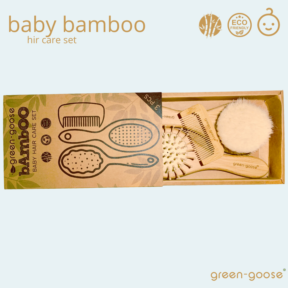 green-goose - Baby Bamboe Haarverzorgingspakket