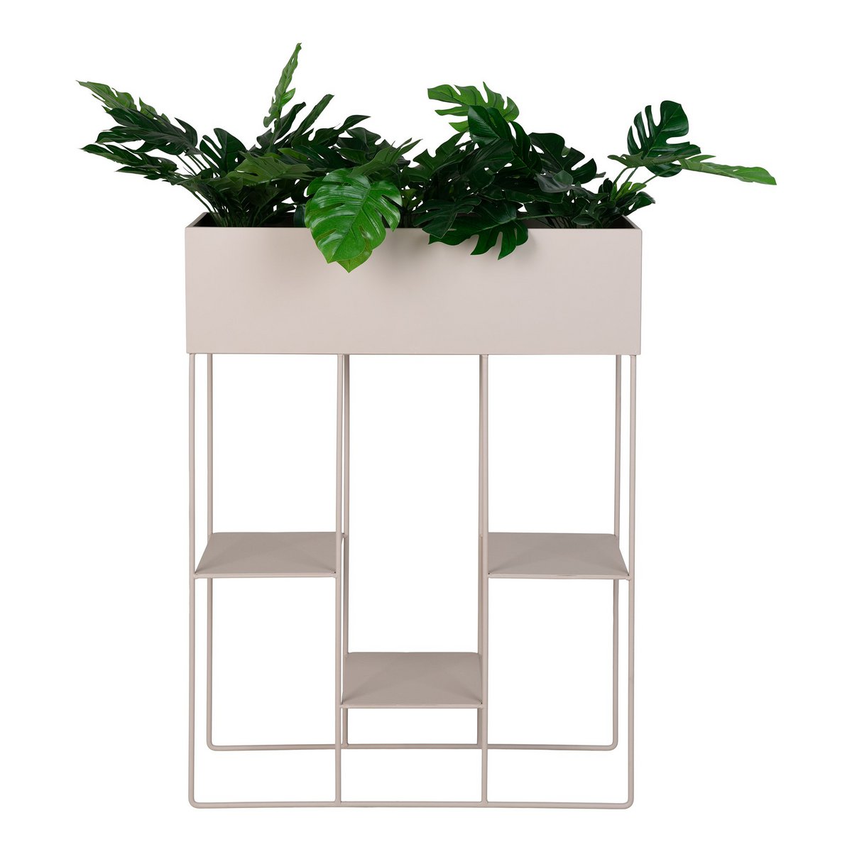 House Nordic - Rabo Plantenbak - Plantenbak, staal, 3 planken, zand, 25x60x80 cm