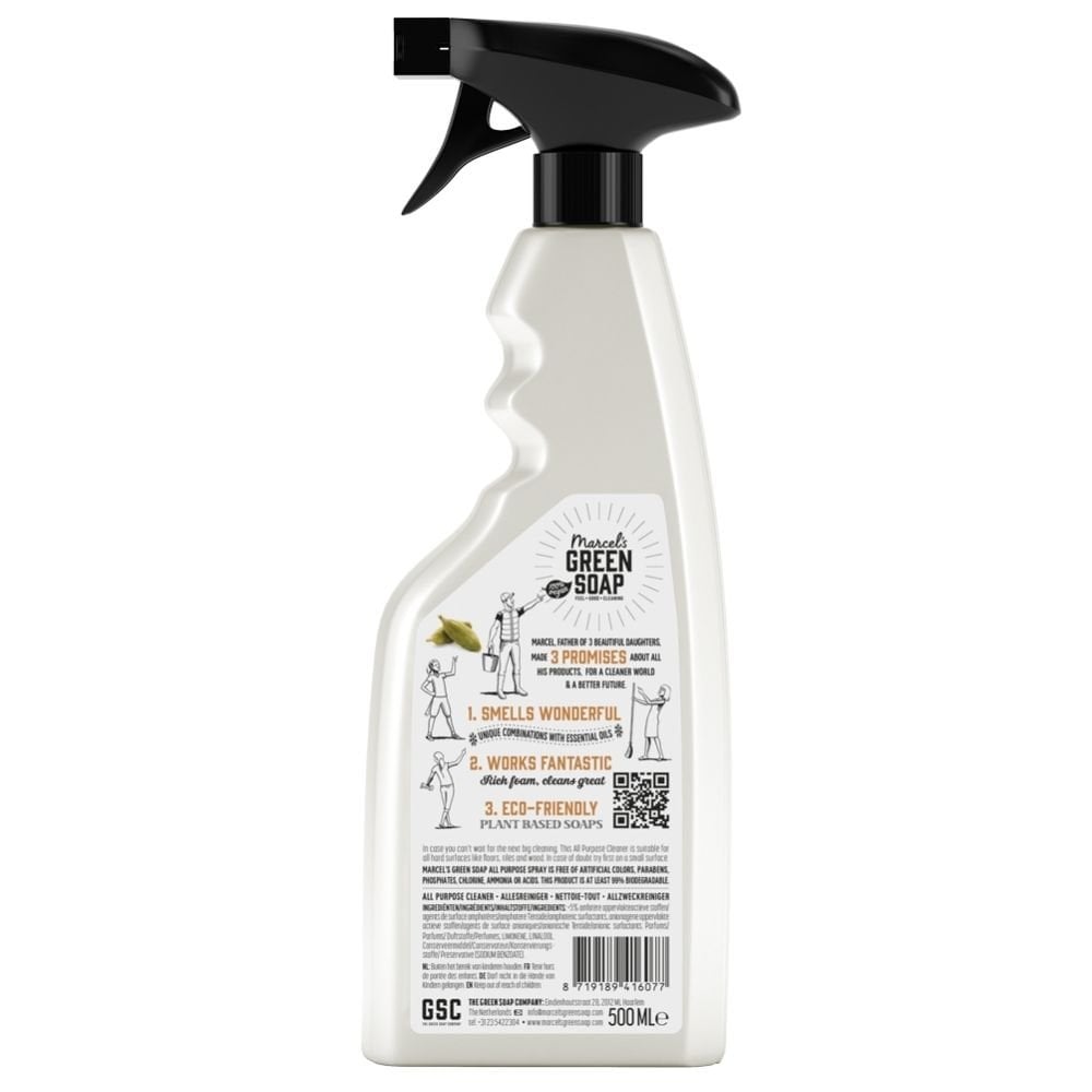 Marcel's Green Soap Allesreiniger Spray Sandelhout & Kardemom (500ml)