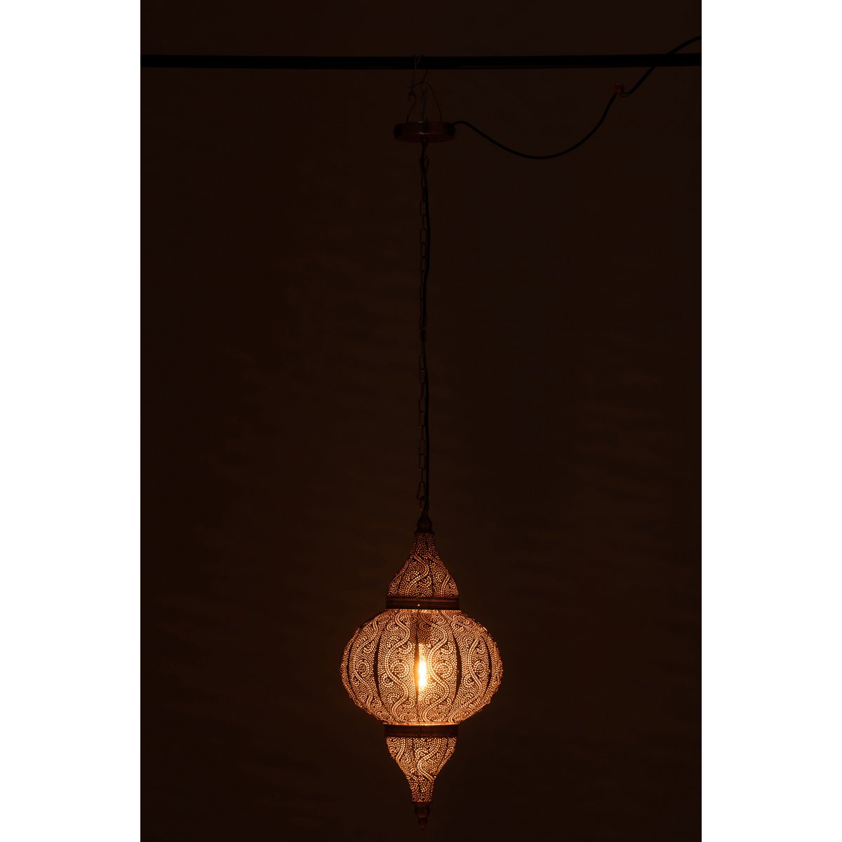 J-Line - Hanglamp 'Boor' (Maat S, Goud)