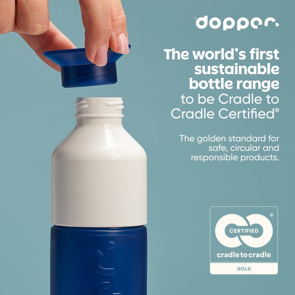 Dopper Originele Herbruikbare Waterfles Cosmic Storm 450ml