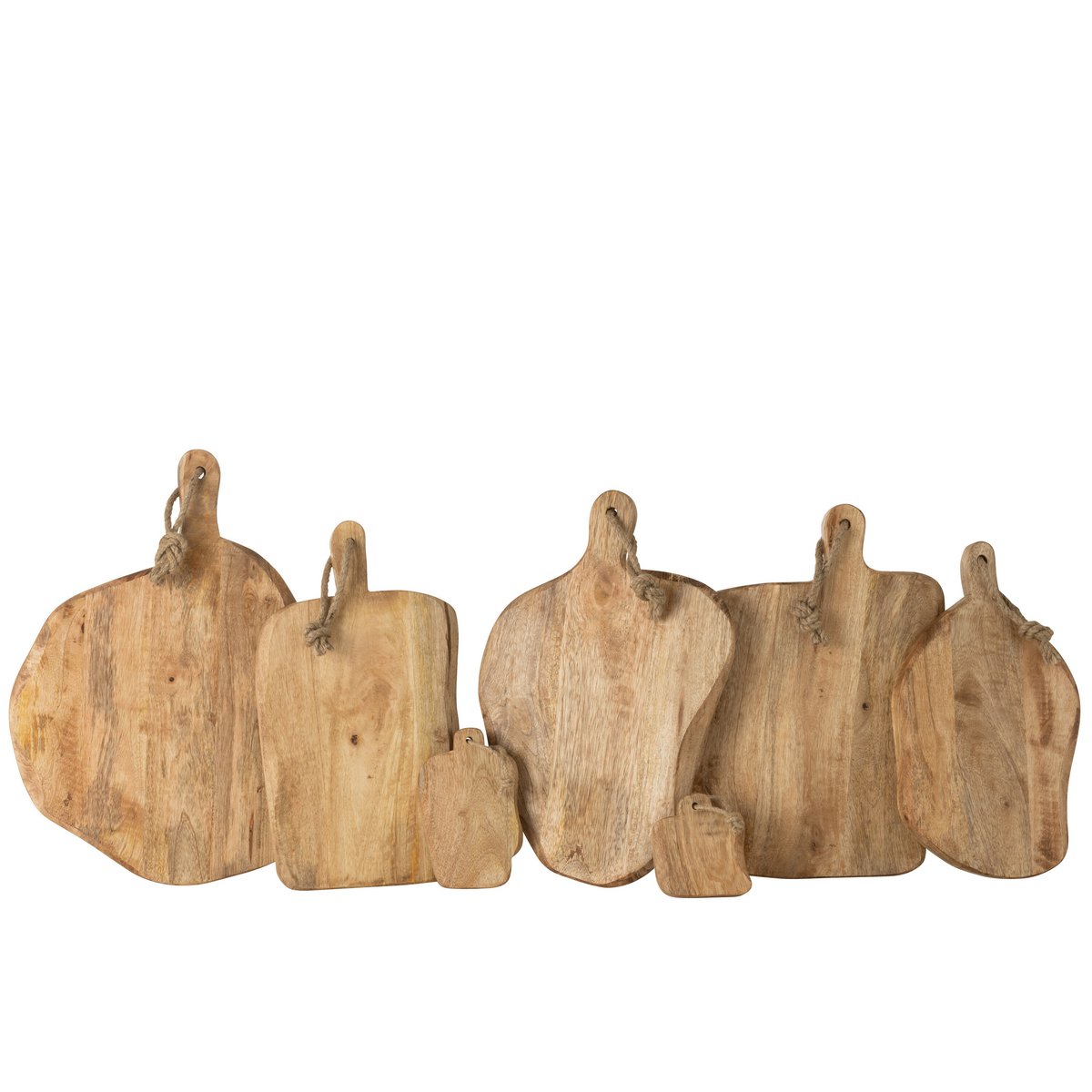 J-Line - Organic Rond Snijplank - Hout - Naturel - L