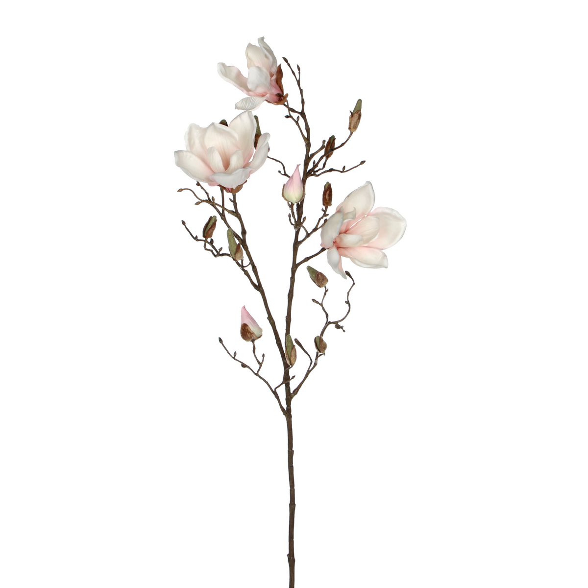 Mica Decorations - Magnolia Kunstbloem - H88 cm - Lichtroze