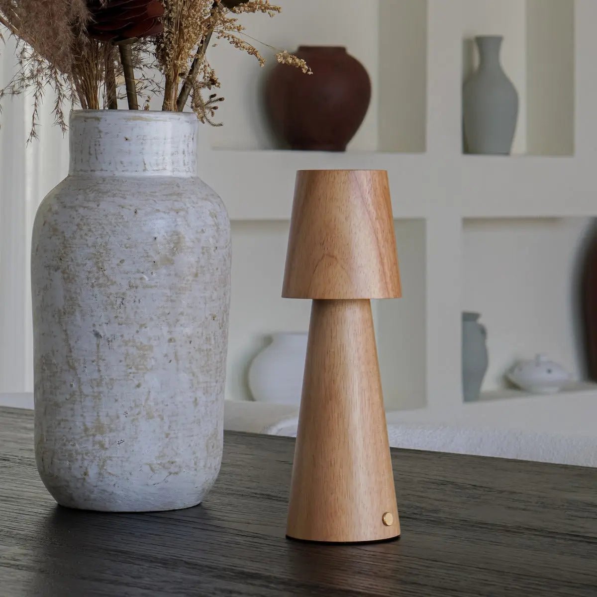 Tavellio-Amsterdam - Lucas oplaadbare tafellamp – draadloos, dimbaar en opladen via USB-C