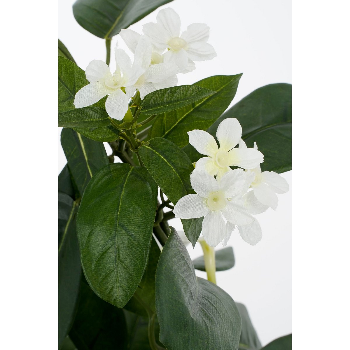 Mica Decorations - Stephanotis Kunstplant in Bloempot Stan - H50 x Ø40 cm - Wit