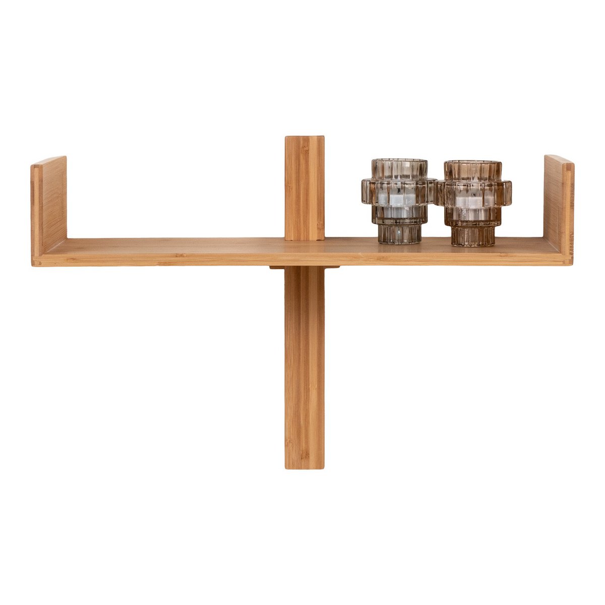 House Nordic - Villa Shelf - Wandplank, bamboe, naturel 50x36 cm