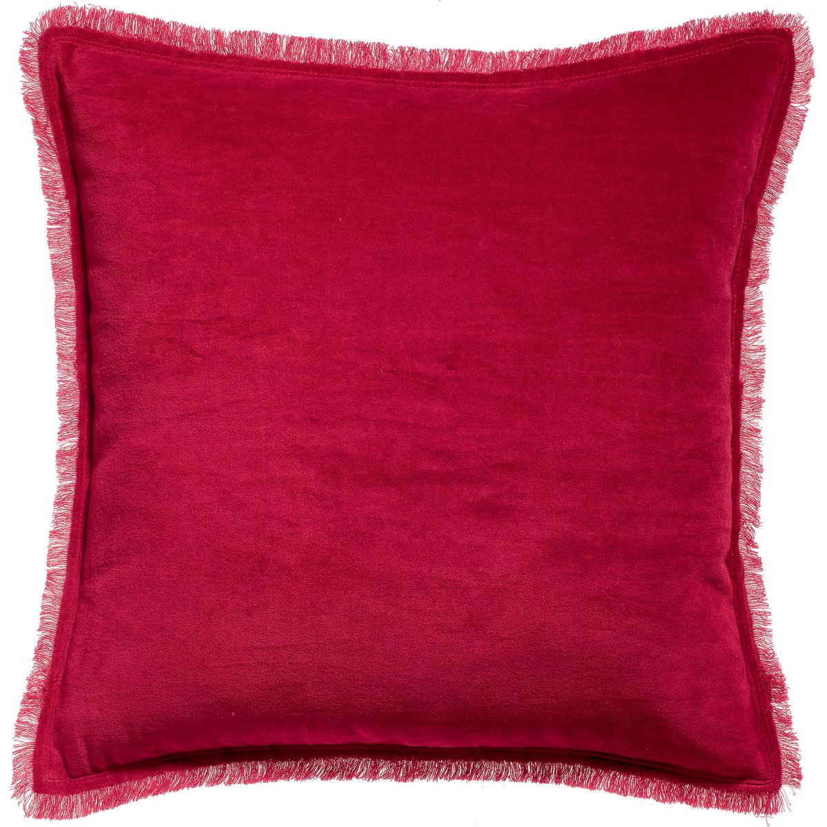 VIVARAISE - Fara Ruby effen kussen 45 x 45