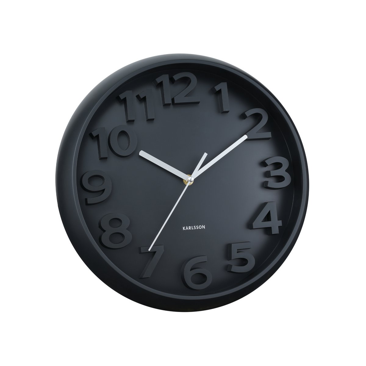 Karlsson - Wandklok verhoogde klassieke cijfers