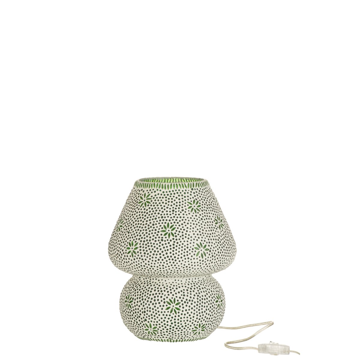 J-Line - Lamp Bram - Glas - Groen - Medium