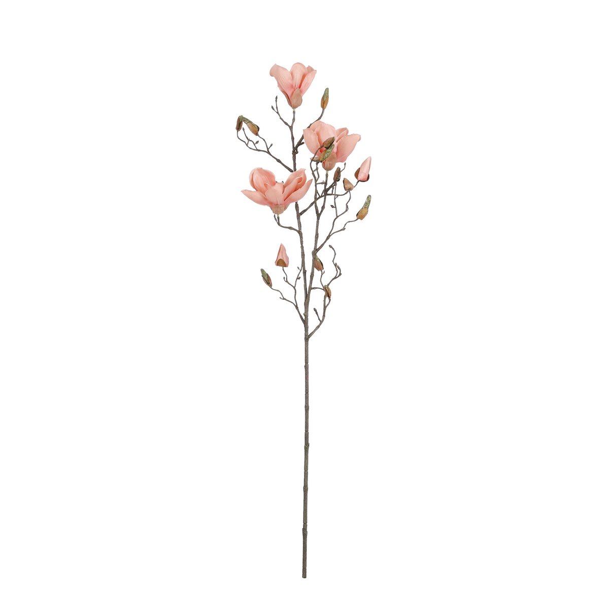 Mica Decorations - Magnolia Kunstbloem - H88 cm - Perzik