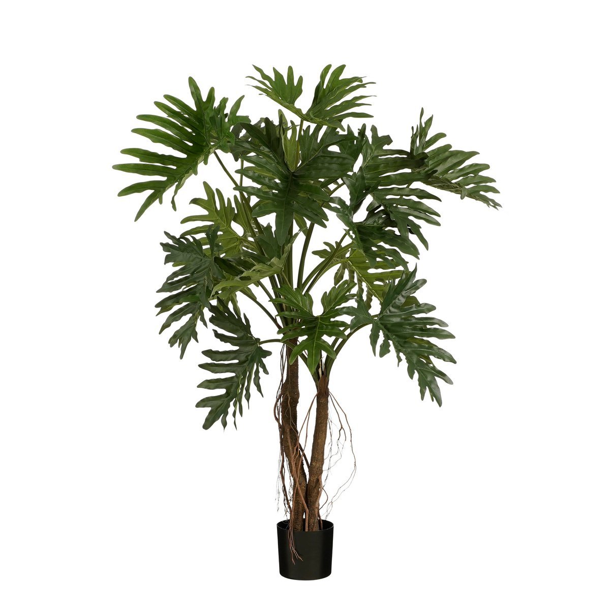 Mica Decorations - Philodendron Kunstplant - H140 x Ø110 cm - Groen