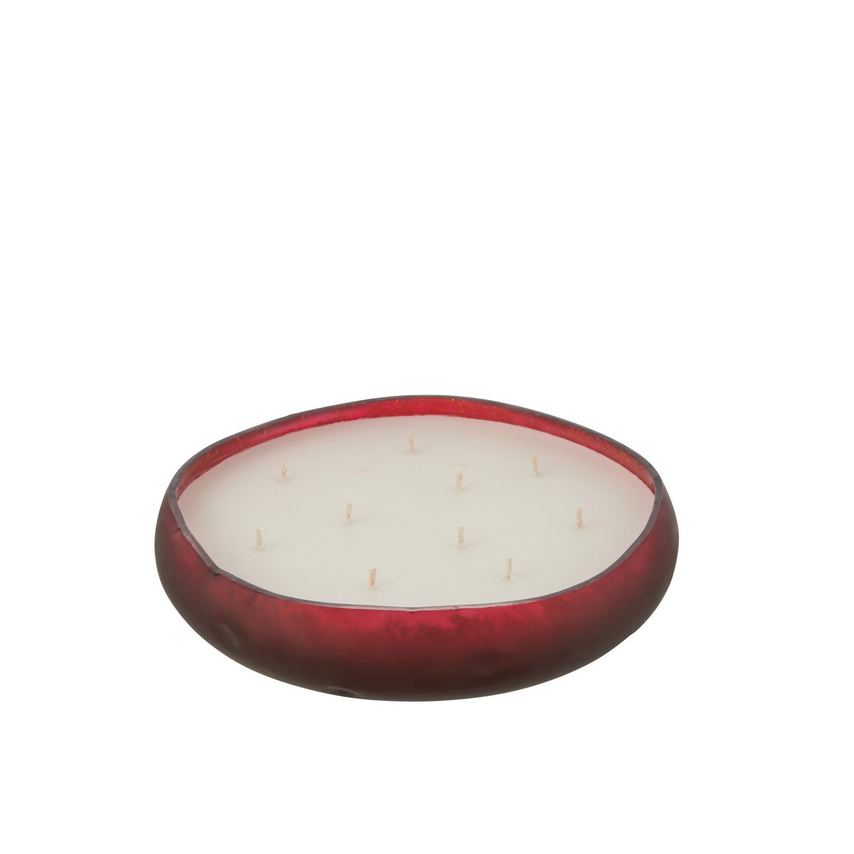 J-Line - Geurkaars Livia - Glas - Rood - L