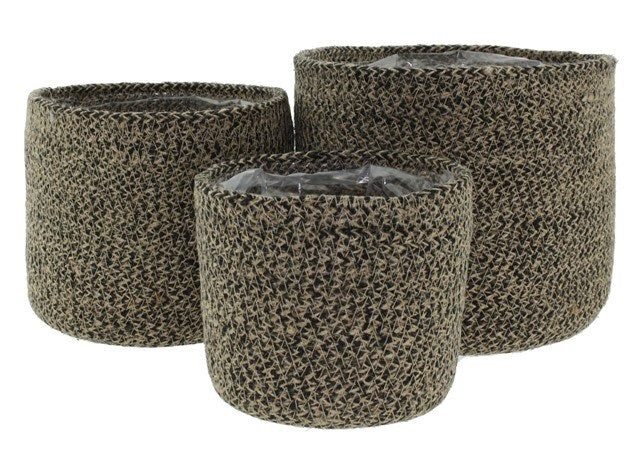 Ceramics Limburg - Manden 'Papette' (Jute, Set van 3)