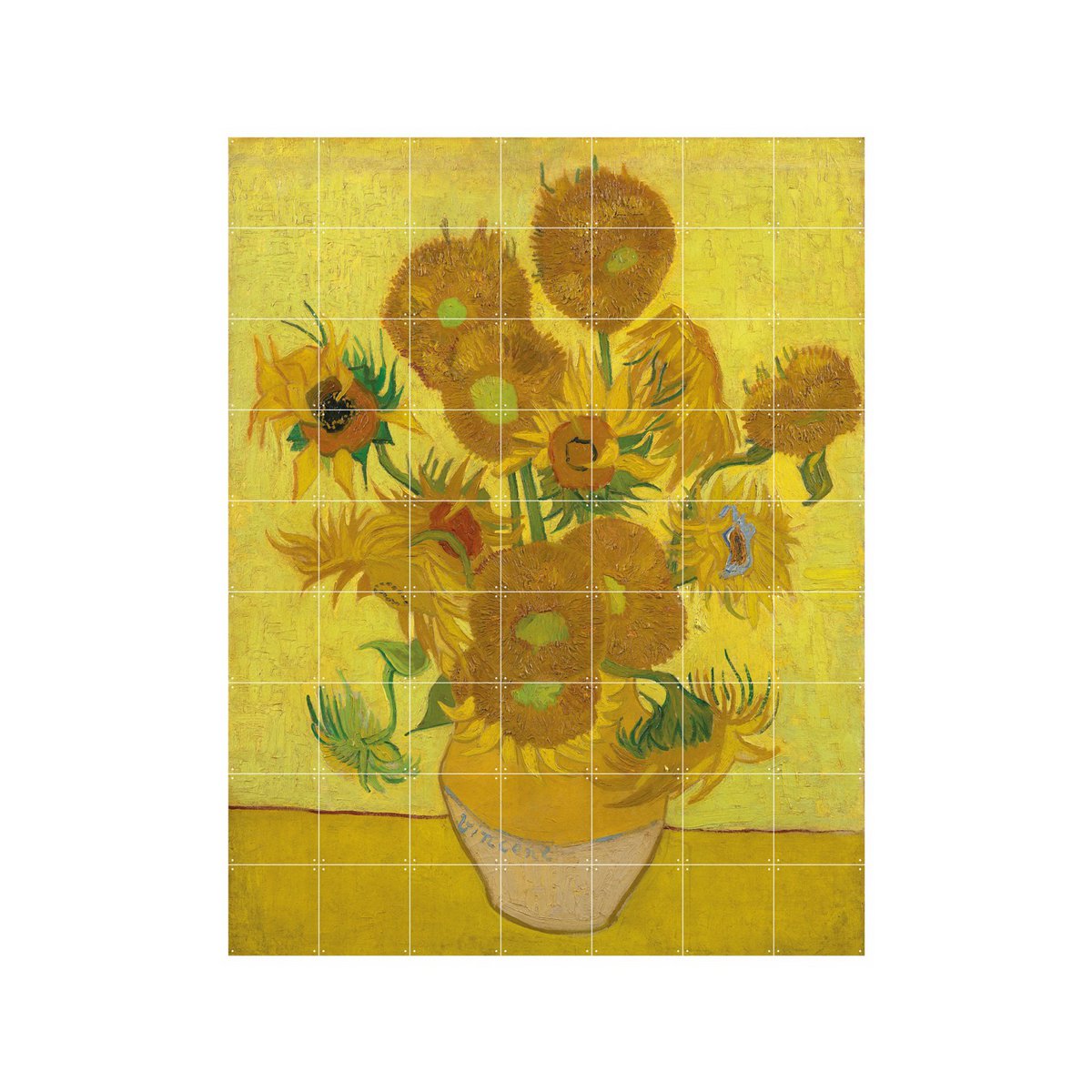 IXXI - Zonnebloemen Wall art - Poster - Wanddecoratie - S