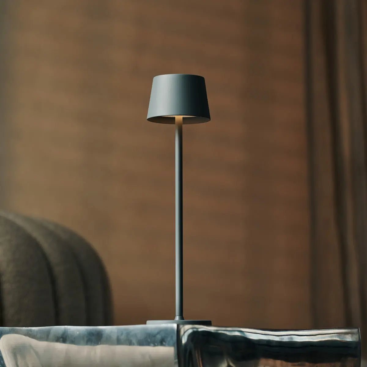 Tavellio-Amsterdam - Vondel Mini Mouse Grijs Oplaadbare en draadloze lamp