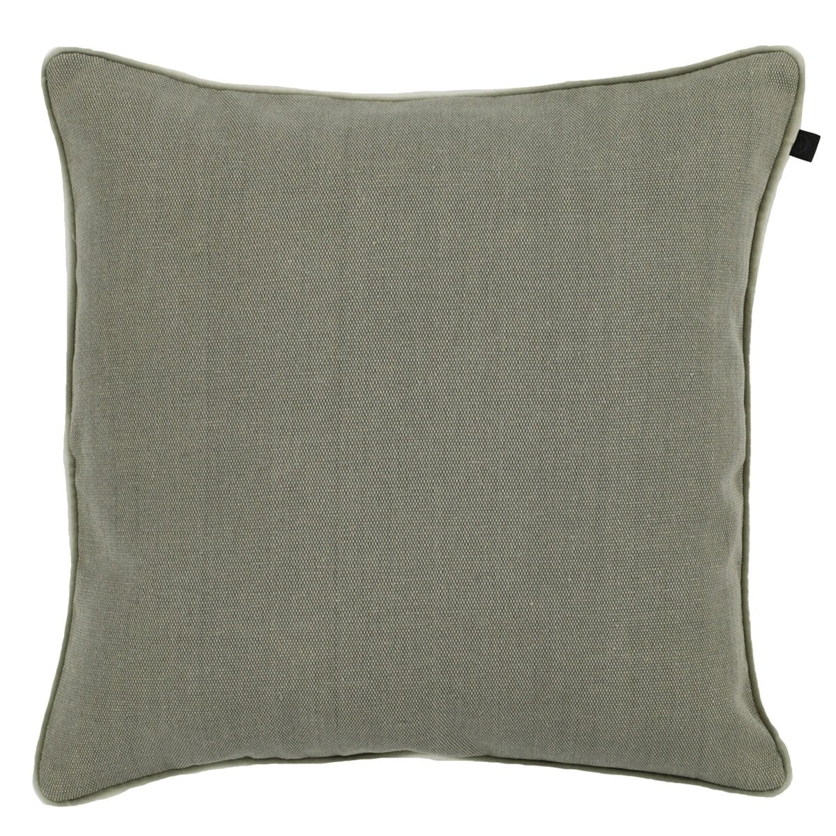 Overseas - Sierkussen 'Canvas Piping' (45 x 45cm, Soft green)