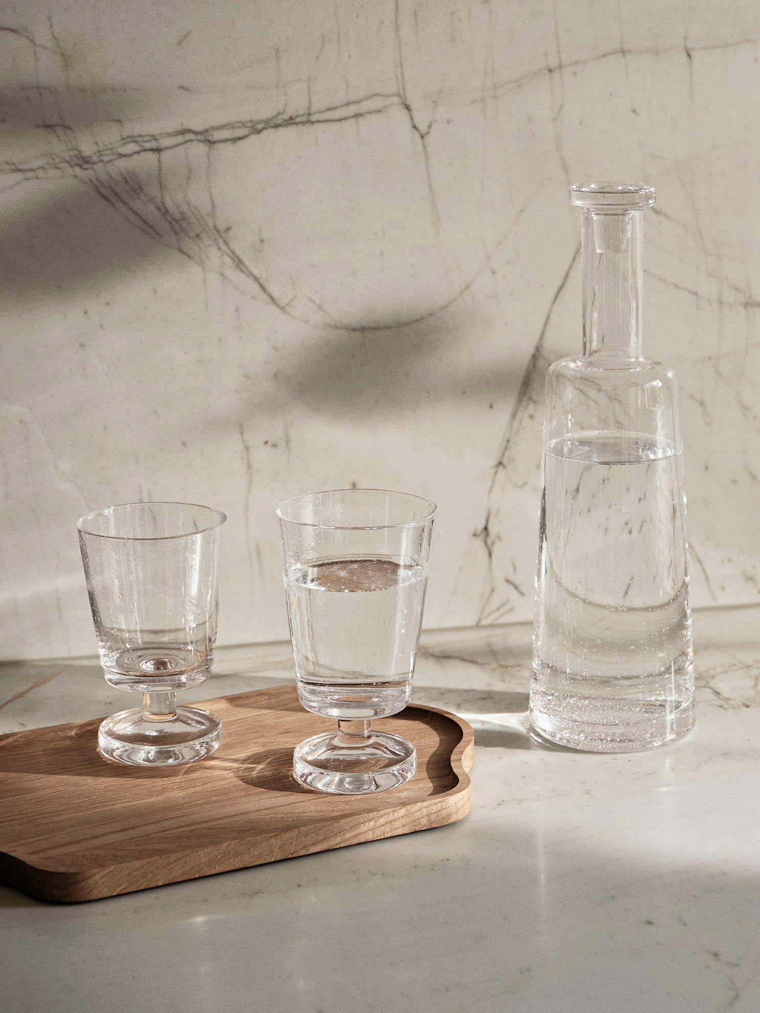 Broste Copenhagen - Rode wijnglas 'Bubble Thick' - 25cl