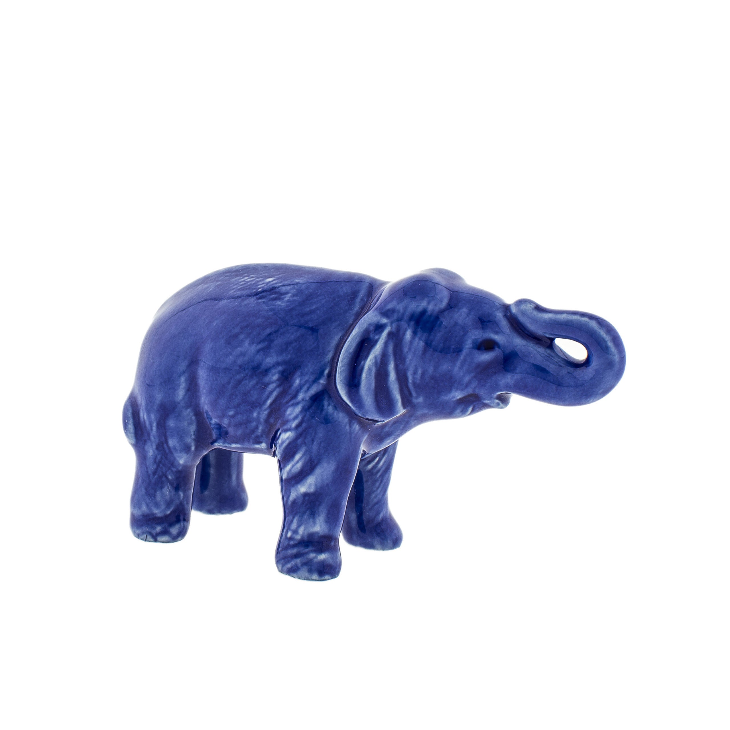 Heinen Delfts Blauw - Decoratief minifiguur 'Olifant'