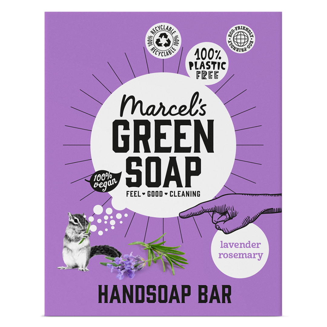 Marcel's Green Soap Handzeep Bar Lavendel & Rozemarijn