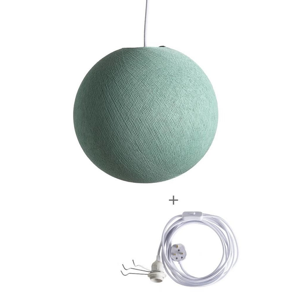 Cotton Ball Lights - Wandering Lamp - Sea Green - 41 cm (XL)