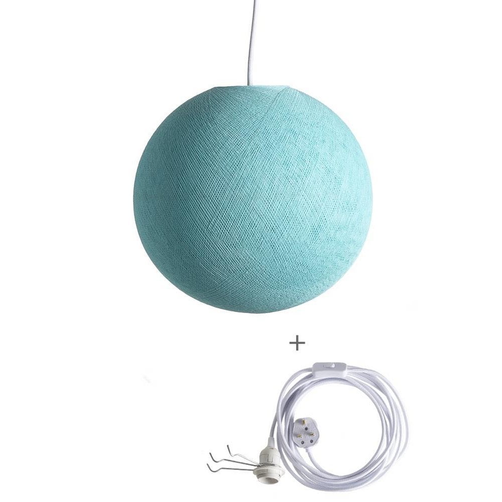 Cotton Ball Lights - Wandering Lamp - Aqua - 31 cm (M)