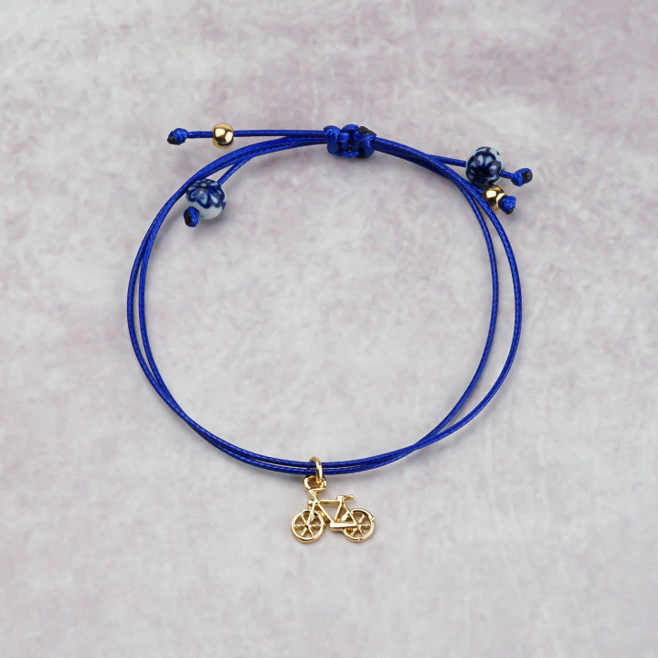 Heinen Delfts Blauw - Armband 'Fiets'