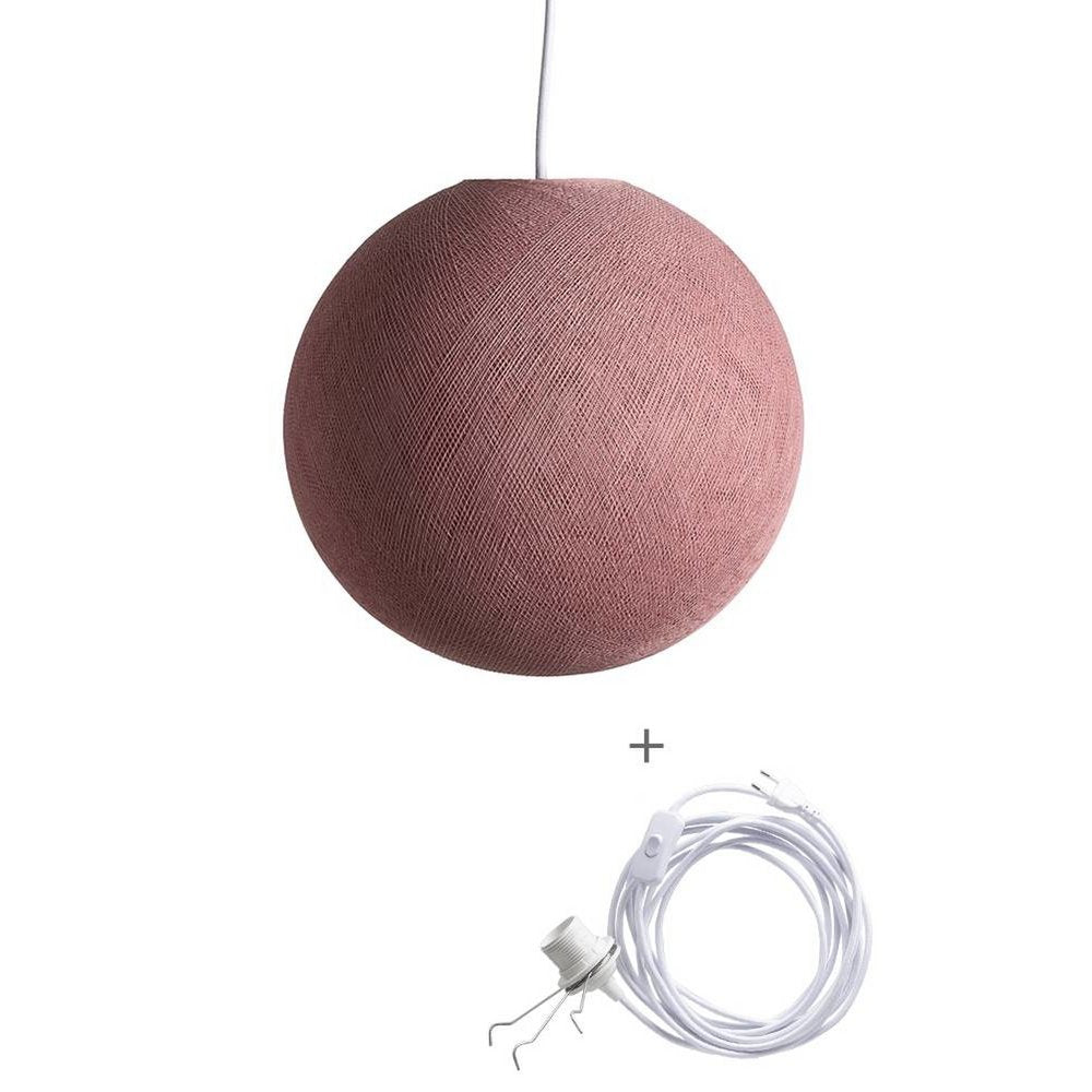 Cotton Ball Lights - Wandering Lamp - Dirty Rose - 31 cm (M)