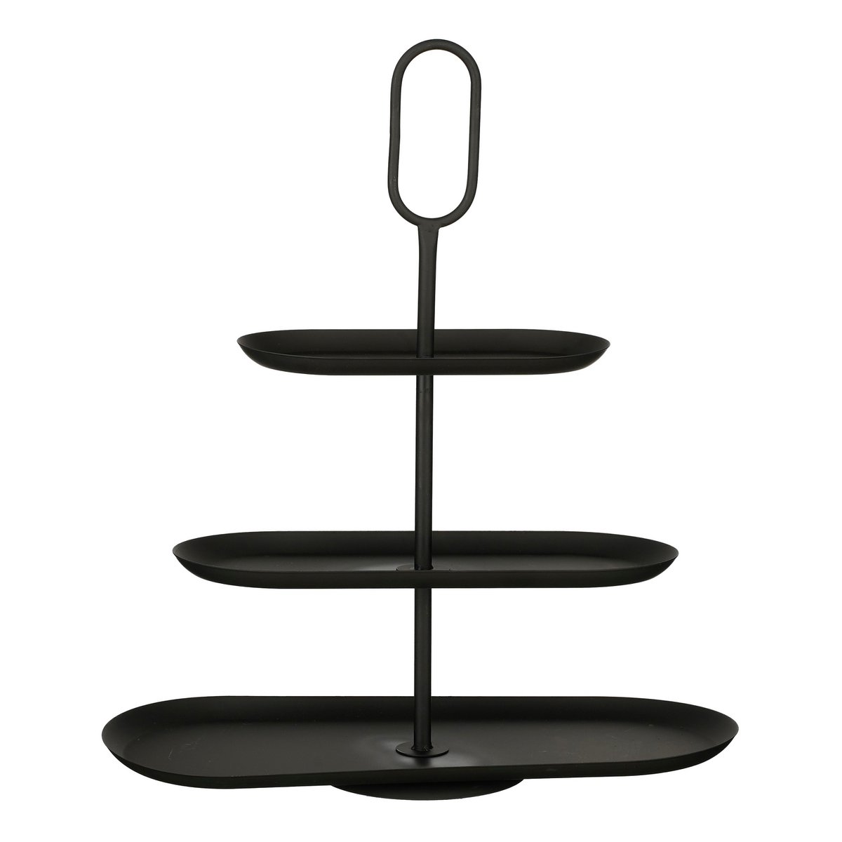 Mica Decorations - Rama Etagere 3 Laags - L48 x B20 x H55 cm - Metaal - Zwart
