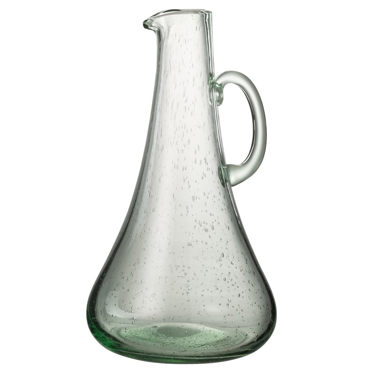 J-Line - Karaf - Glas - Transparant/Groen