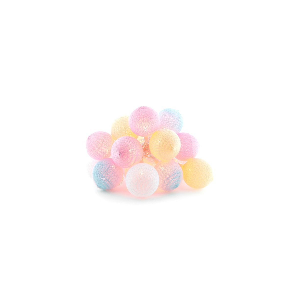 Cotton Ball Lights - Buitenlichtslinger - Pastel - UK