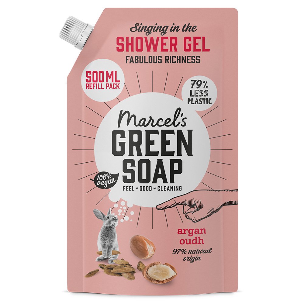 Marcel's Green Soap Showergel Navul Stazak Argan & Oudh