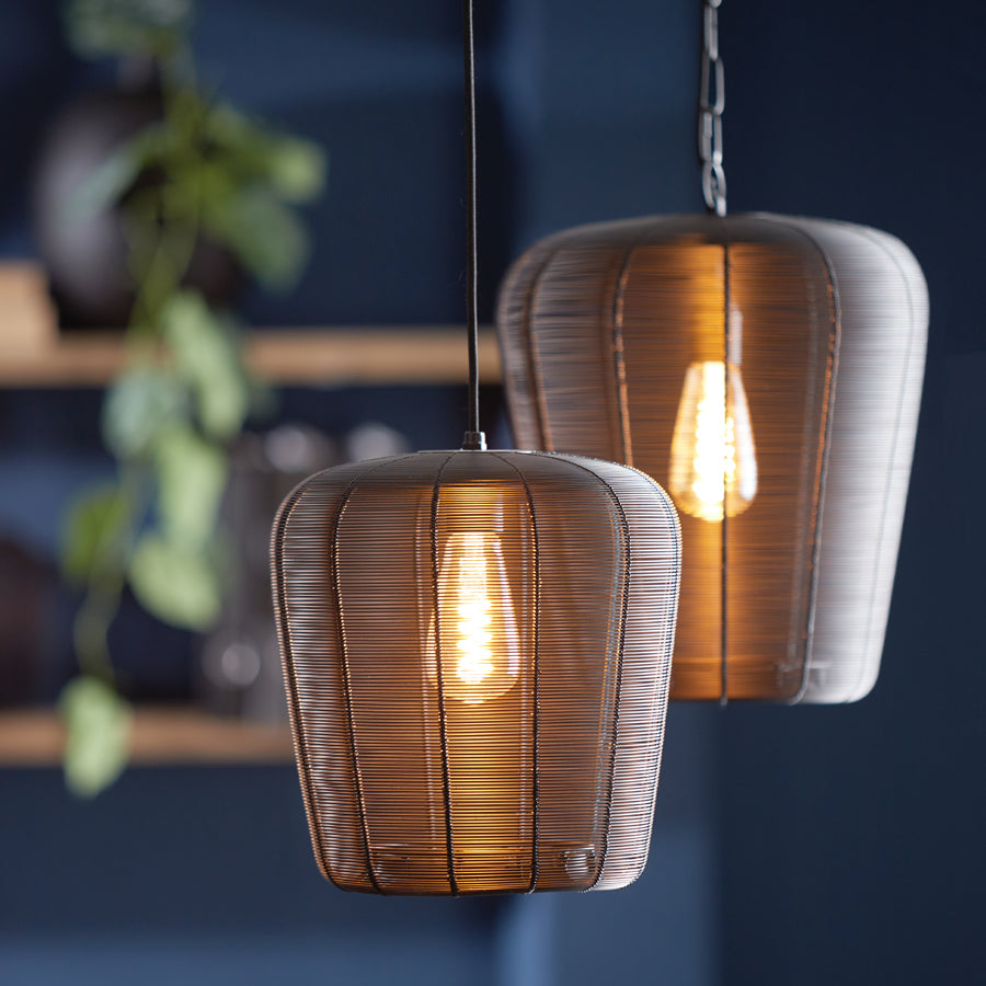 Light & Living - Hanglamp 'Adeta' (Matzwart)