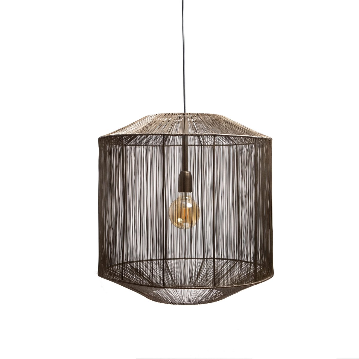 1304 Design - Hanglamp SENNA antiek brons Ø50x54cm